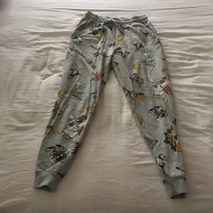 Gray Space Jam Sweatpants/ Pajama Pants